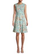 Karl Lagerfeld Paris Floral A-line Dress