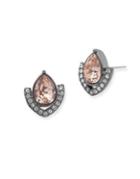 Jenny Packham Pave Crystal Stud Earrings