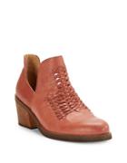 Latigo Kick Woven Leather Ankle Boots