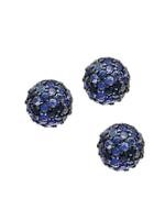 Effy Sapphire And Sterling Silver Ball Stud Earrings
