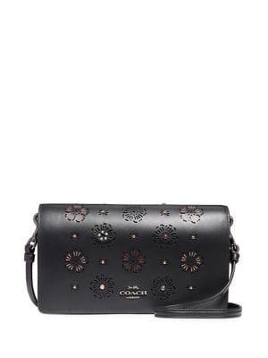 Coach Foldover Crossbody Cutout Clutch