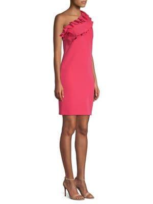 Trina Turk Casa Mexico La Cruz Ruffle Sheath Dress