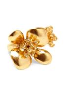 Oscar De La Renta Flower Statement Ring