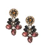 Design Lab Lord & Taylor Floral Cluster Earrings