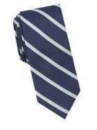 Tallia Orange Loxely Striped Silk Tie