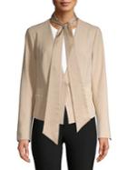 H Halston Tie-neck Blazer