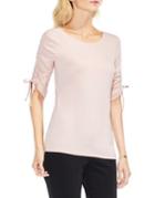 Vince Camuto Drawstring Sleeve Top