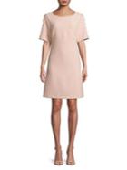 Ivanka Trump Shoulder-cutout Shift Dress