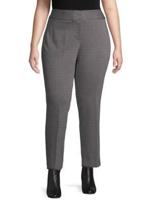 Vince Camuto Plus Herringbone Pants