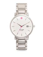 Kate Spade New York Gramercy Grand Mother-of-pearl & Stainless Steel Bracelet Watch
