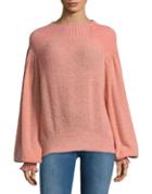 Free People Knitted Boatneck Sweater