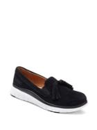 Vionic Quinn Twin Gore Tassel Suede Loafers