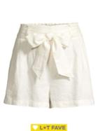 Design Lab Tied-bow Shorts
