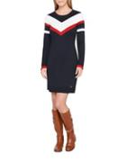 Tommy Hilfiger Colorblock Sweater Dress