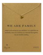 Dogeared We Are Family Open Heart Necklace