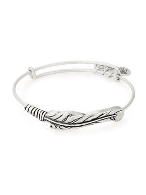 Alex And Ani Feather Spiritual Armor Bangle Bracelet