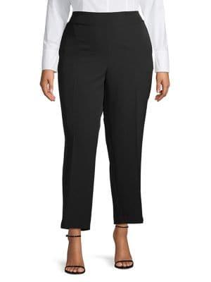 Kasper Plus Pull-on Ankle Pants