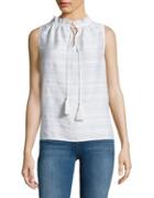 Lord & Taylor Textured Sleeveless Top