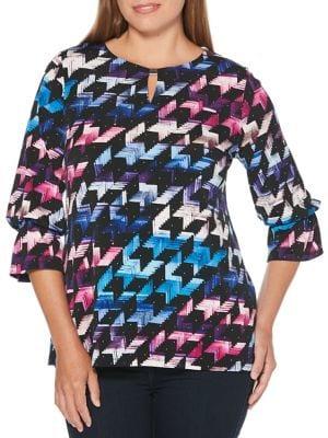 Rafaella Abstract Printed Top
