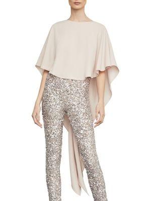 Bcbgmaxazria High-low Sequin Jumpsuit