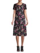 French Connection Florence Printed Plisse Dress