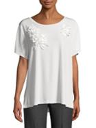 Karl Lagerfeld Paris Corsage Short-sleeve Tee