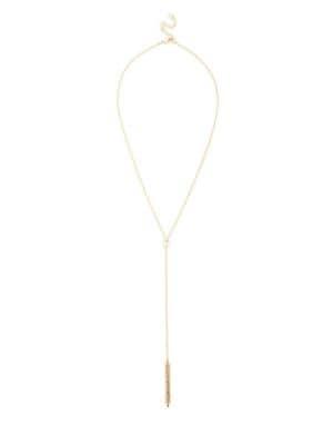 Sole Society Goldtone And Glass Stone Y-necklace