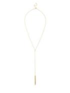 Sole Society Goldtone And Glass Stone Y-necklace