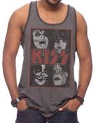 Jack Of All Trades Kiss Panels Triblend Ringer Tank Top