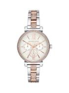 Michael Kors Sofie Stainless Steel & Crystal Bracelet Multifunction Watch