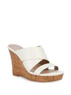 Charles By Charles David Leslie Cutout Leather Wedge Sandals