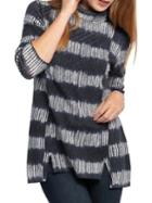 Nic+zoe Traverse Stripe Cotton-blend Sweater