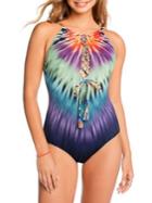 Ecoswim Urban Jungle One-piece Printed Swimsuit