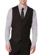 Perry Ellis Big And Tall Solid Suit Vest