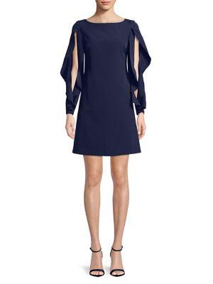 Vince Camuto Slit-sleeve Shift Dress