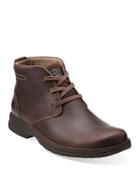 Clarks Senner Drive Leather Boots