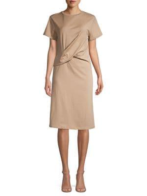 Caara Poella Folded Shift Dress
