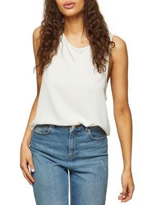 Miss Selfridge Ivry Knot Back Shell Top
