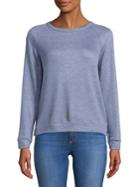 Project Social T Textured Crewneck Cut-out Pullover