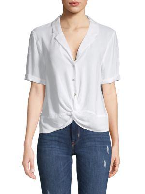 Bcbgeneration Twist Front Buttoned Shirt