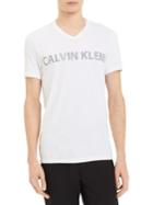 Calvin Klein Reflective Logo V-neck Tee