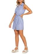 Quiz Striped Shirtdress