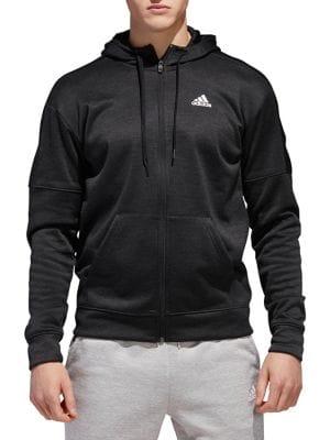 Adidas Team Issue Fleece Full-zip Hoodie