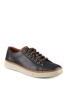 Sperry Clipper Round Toe Leather Sneakers