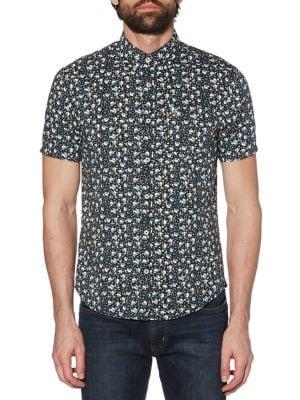 Original Penguin Ditsy Floral Slim-fit Button-down Shirt