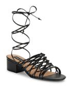 Design Lab Lord & Taylor Mya Lace-up Sandals