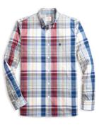 Brooks Brothers Red Fleece June Yarndyes Plaid Broadcloth Shirt