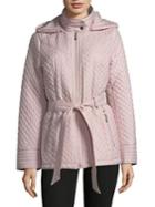 Michael Michael Kors Quilted Wrap-front Jacket