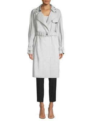 Donna Karan Embellished Trench Coat