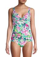 Tommy Bahama Floral Twist-front Tankini